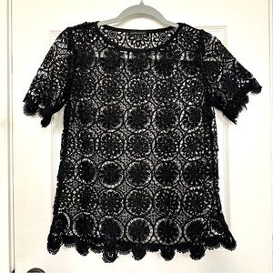 Banana Republic open lace top